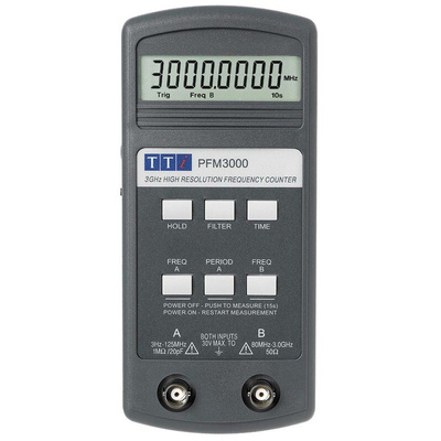 Aim-TTi PFM3000 Frequency Counter, 3 Hz Min, 3GHz Max, 6 Digit Resolution