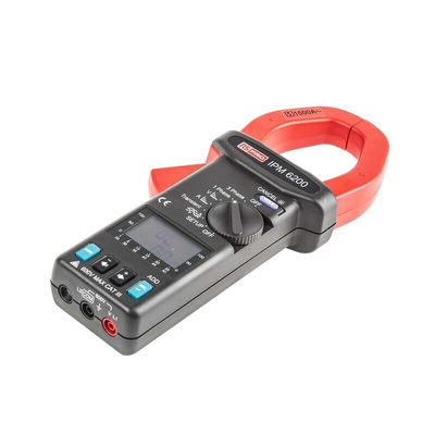 RS PRO IPM6200 Power Quality Analyser, 3-Phase, 1500A Max, 600V Max - RS Calibrated