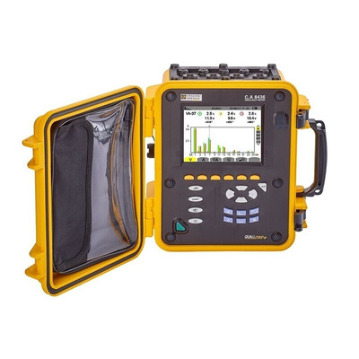 Chauvin Arnoux CA 8436 Power Quality Analyser, 1, 3-Phase, 100A Max, 1000 V ac, 1200V dc Max