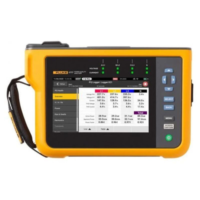 Fluke 1773 Power Quality Analyser, 3-Phase, 6000A Max, 1000V dc Max