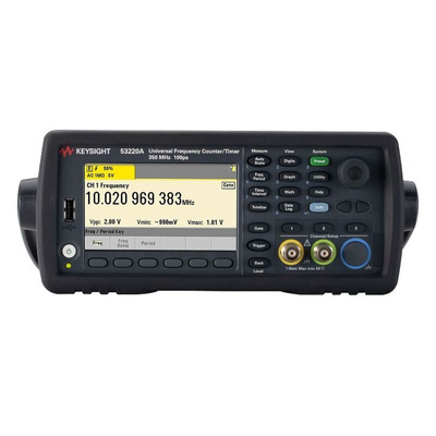 Keysight Technologies 53220A Frequency Counter, 0 Hz Min, 350MHz Max, 12 Digit Resolution