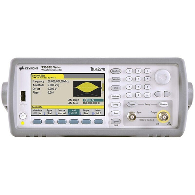 Keysight Technologies 33519B Function Generator, 1μHz Min, 30MHz Max, FM Modulation, Variable Sweep - RS Calibration