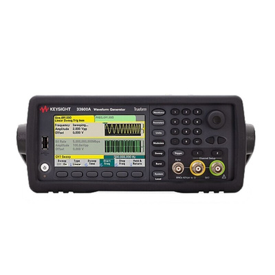 Keysight Technologies 33512B Function Generator, 1μHz Min, 20MHz Max, FM Modulation, Variable Sweep