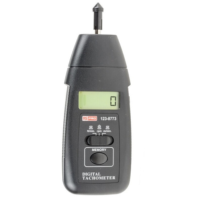 RS PRO Tachometer Best Accuracy ±0.05 % - Contact LCD 19999rpm