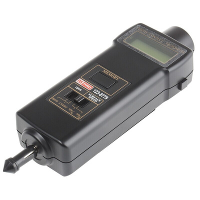 RS PRO Tachometer Best Accuracy ±0.05 % - Contact, Optical LCD 99999rpm