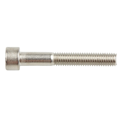 RS PRO Plain Stainless Steel Hex Socket Cap Screw, DIN 912 M5 x 35mm