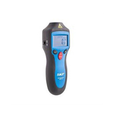 SKF Tachometer Best Accuracy ±0.05 % - Contact, Optical LCD 99999rpm
