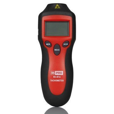 RS PRO Tachometer Best Accuracy ±0.05 % - Non Contact LCD