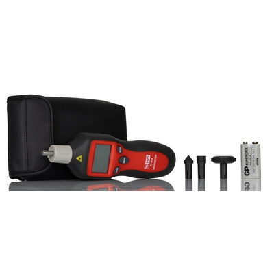 RS PRO Tachometer Best Accuracy ±0.05% + 1 digit - Contact, Non Contact LCD