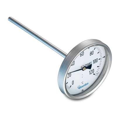 Bourdon Dial Thermometer, TBI100-254.146.14T