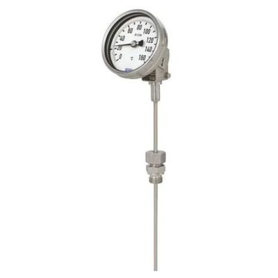 WIKA Dial Thermometer 0 → 200 °C, 48804182