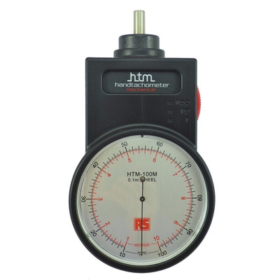 RS PRO Tachometer Best Accuracy ±0.5 % - Contact Dial 10000rpm
