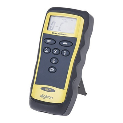 Digitron TM22 Wireless Digital Thermometer for Industrial Use, K Probe, 2 Input(s), +1350°C Max, ±0.2 °C Accuracy - SYS