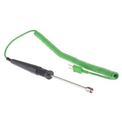 RS PRO RS51 Wired Digital Thermometer, K Probe, 1 Input(s), +1300 °C, +1999°F Max, ±0.2 Reading +1°C % Accuracy