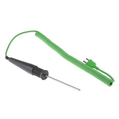 RS PRO RS52 Wired Digital Thermometer, K Probe, 2 Input(s), +1300 °C, +1999°F Max, ±0.2 Reading +1°C % Accuracy