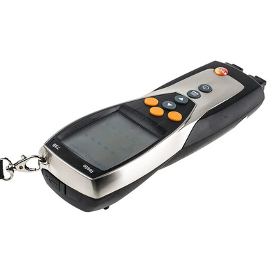 Testo 735-2 Wired Digital Thermometer, PT100 Probe, 3 Input(s), +1760°C Max, 0.2 % Accuracy - RS Calibration