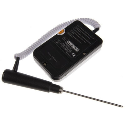 Comark KM20 Wired Digital Thermometer, PT100 Probe, 1 Input(s), ±0.2 °C Accuracy - UKAS Calibration