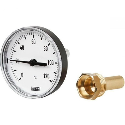 WIKA Dial Thermometer -20 → 60 °C, 14138670