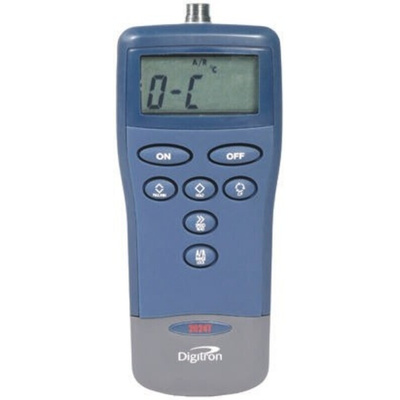 Digitron 2024T Wired Digital Thermometer, PT100 Probe, 1 Input(s), +800°C Max, ±0.2% + 0.1 °C Accuracy - SYS Calibration