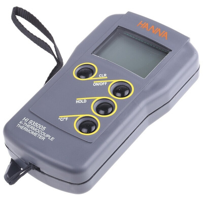 ELC HI 935005 Wired Digital Thermometer, K Probe, 1 Input(s), +1350°C Max, ±0.2 °C Accuracy