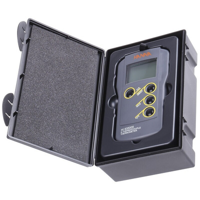 ELC HI 935005 Wired Digital Thermometer, K Probe, 1 Input(s), +1350°C Max, ±0.2 °C Accuracy