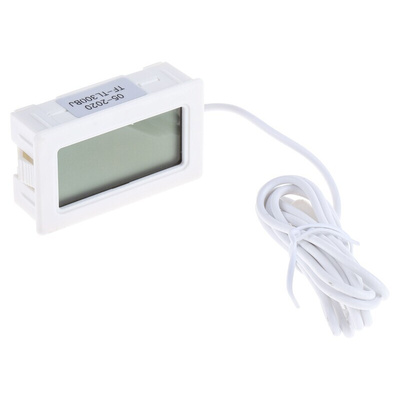 Eliwell TL 300 Wired Digital Thermometer for Industrial Use, 1 Input(s), +70°C Max, ±1 °C Accuracy