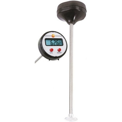 Testo Mini surface Wired Digital Thermometer for Multipurpose Use, NTC Probe, 1 Input(s), +300°C Max, ±2 °C Accuracy -