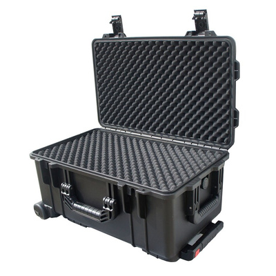 RS PRO Waterproof Plastic Equipment case With Wheels, 625 x 420 x 340mm
