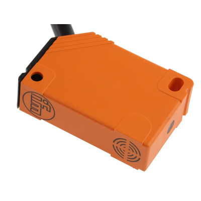 ifm electronic Inductive Block-Style Proximity Sensor, 4 mm Detection, PNP Output, 10 → 36 V dc, IP67
