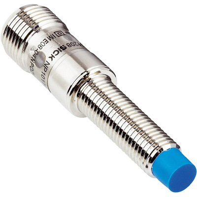Sick Inductive Barrel-Style Proximity Sensor, M8 x 1, 6 mm Detection, PNP Output, 10 → 30 V dc, IP67
