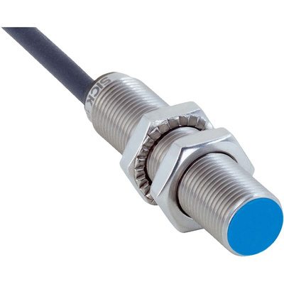 Sick Inductive Barrel-Style Proximity Sensor, M12 x 1, 4 mm Detection, PNP Normally Open Output, 10 → 30 V,