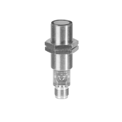 Baumer Ultrasonic Barrel-Style Motion Sensor, M18 x 1, 1000 mm Detection, 4 → 20 mA Output, IP69