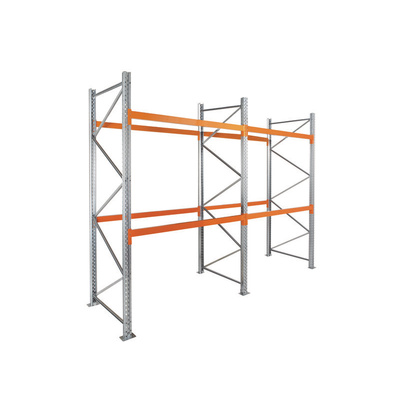 Manorga Steel Galvanised, Orange Storage Racking, 3000mm, 2700mm x 130mm x 2700mm