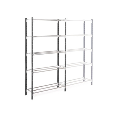 Manorga Steel Dark Grey, Light Grey Storage Racking, 2000mm, 1500mm x 1200mm x 1500mm
