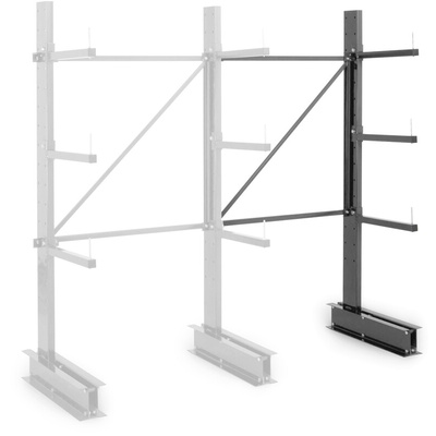 Manorga Steel Dark Grey Storage Racking, 2000mm, 1000mm x 200mm x 1000mm