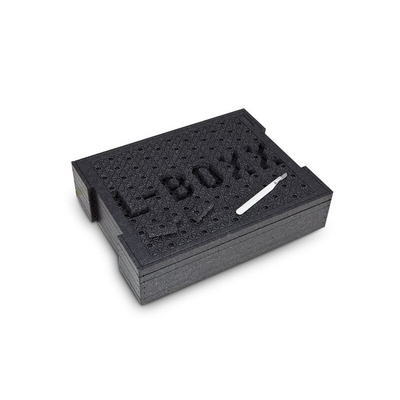 BS SYSTEMS 6000003674 Medium Density Rectangular Foam Insert, For Use With L-BOXX 136, LS-BOXX