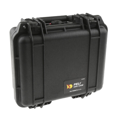 Peli 1200 Waterproof Plastic Equipment case, 124 x 270 x 246mm