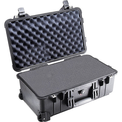 Peli 1510 Waterproof Plastic Equipment case With Wheels, 230 x 555 x 350mm