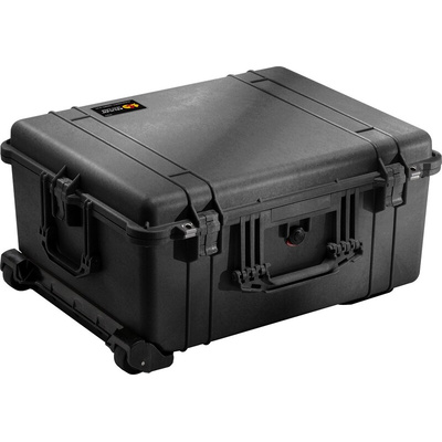 Peli 1610 Waterproof Plastic Equipment case With Wheels, 627 x 497 x 303mm