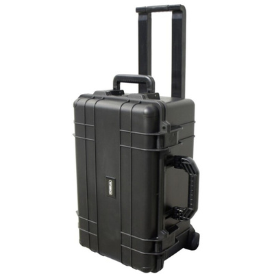 RS PRO Waterproof Plastic Equipment case With Wheels, 530 x 355 x 225mm