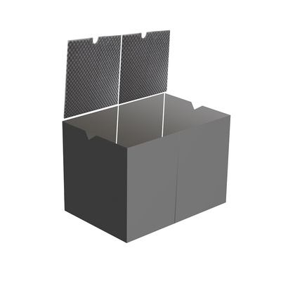 Zarges K470 High Density Rectangular Foam Insert, For Use With K470 Case Model 40580