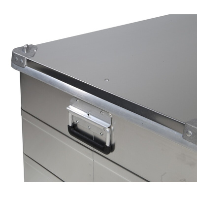 RS PRO Waterproof Metal Equipment case, 410 x 780 x 585mm