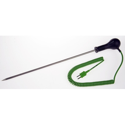 RS PRO K Needle Temperature Probe, 300mm Length, 6mm Diameter, +250 °C Max