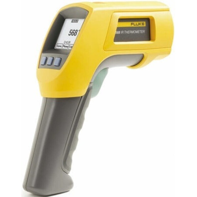 Fluke 568 Infrared Thermometer, -40°C Min, ±1 % Accuracy, °C and °F Measurements With RS Calibration