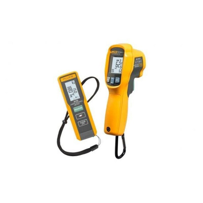 Fluke 62 MAX + 417D Infrared Thermometer Bundle, -30°C Min, ±2 mm Accuracy, °C and °F Measurements