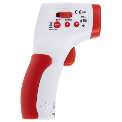 RS PRO RS-8806S Forehead Infrared Thermometer, 32°C Min, ±0.3°C Accuracy, °C and °F Measurements