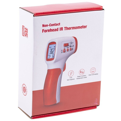 RS PRO RS-8806S Forehead Infrared Thermometer, 32°C Min, ±0.3°C Accuracy, °C and °F Measurements
