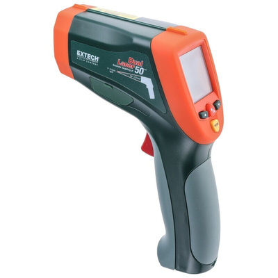 Extech 42570 Infrared Thermometer, -50°C Min, 1 °C Accuracy, °C and °F Measurements