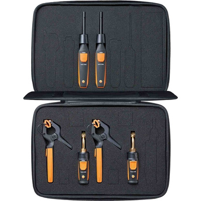 Testo Smart Probes AC & refrigeration test kit plus Wired Thermometer Kit, 1 Input(s), ±1.3 °C Accuracy