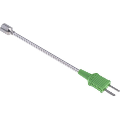 RS PRO K Surface Temperature Probe, 100mm Length, 4mm Diameter, +250 °C Max, With SYS Calibration